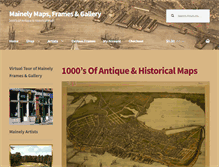 Tablet Screenshot of mainelyart.com